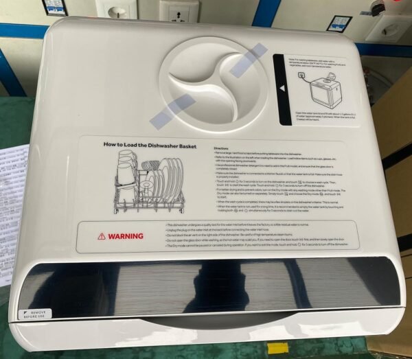 HAVA Countertop Dishwasher TDQR review portable compact appliance with built-in water tank